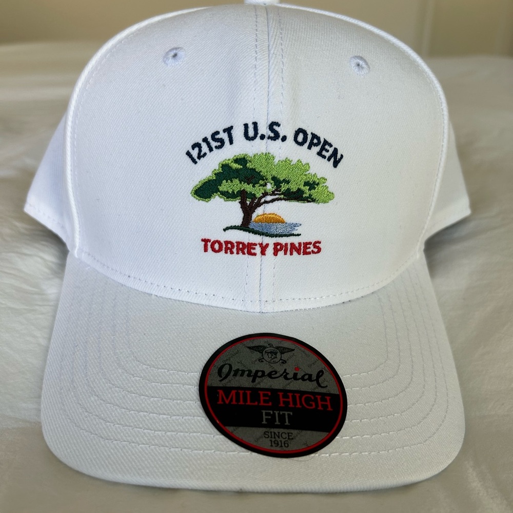 Torrey Pines Imperial Mile High Fit 121 US Open Hat NWT